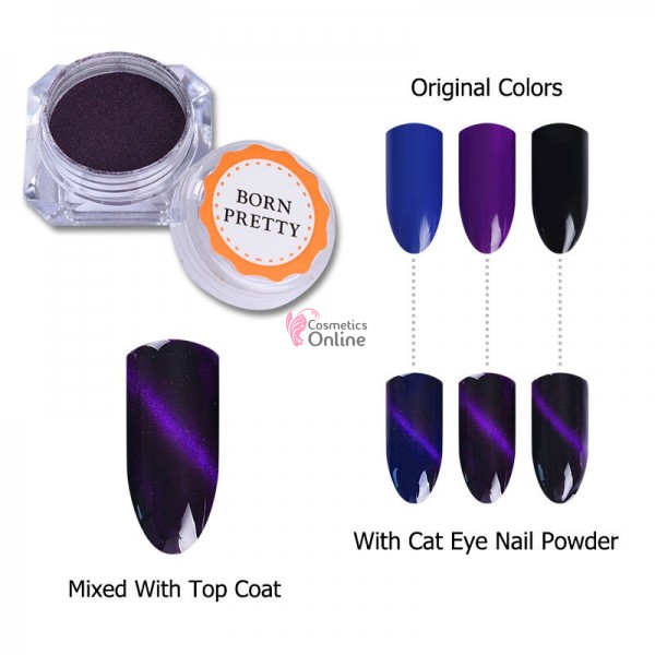 Pigment pentru unghii NADP001TT Amelie cu pulbere de magnet 2gr